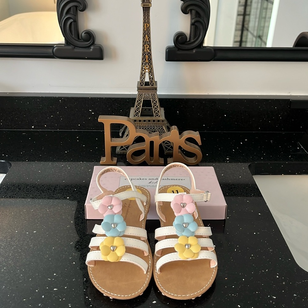 Girls Flowered Sandals 🌸
